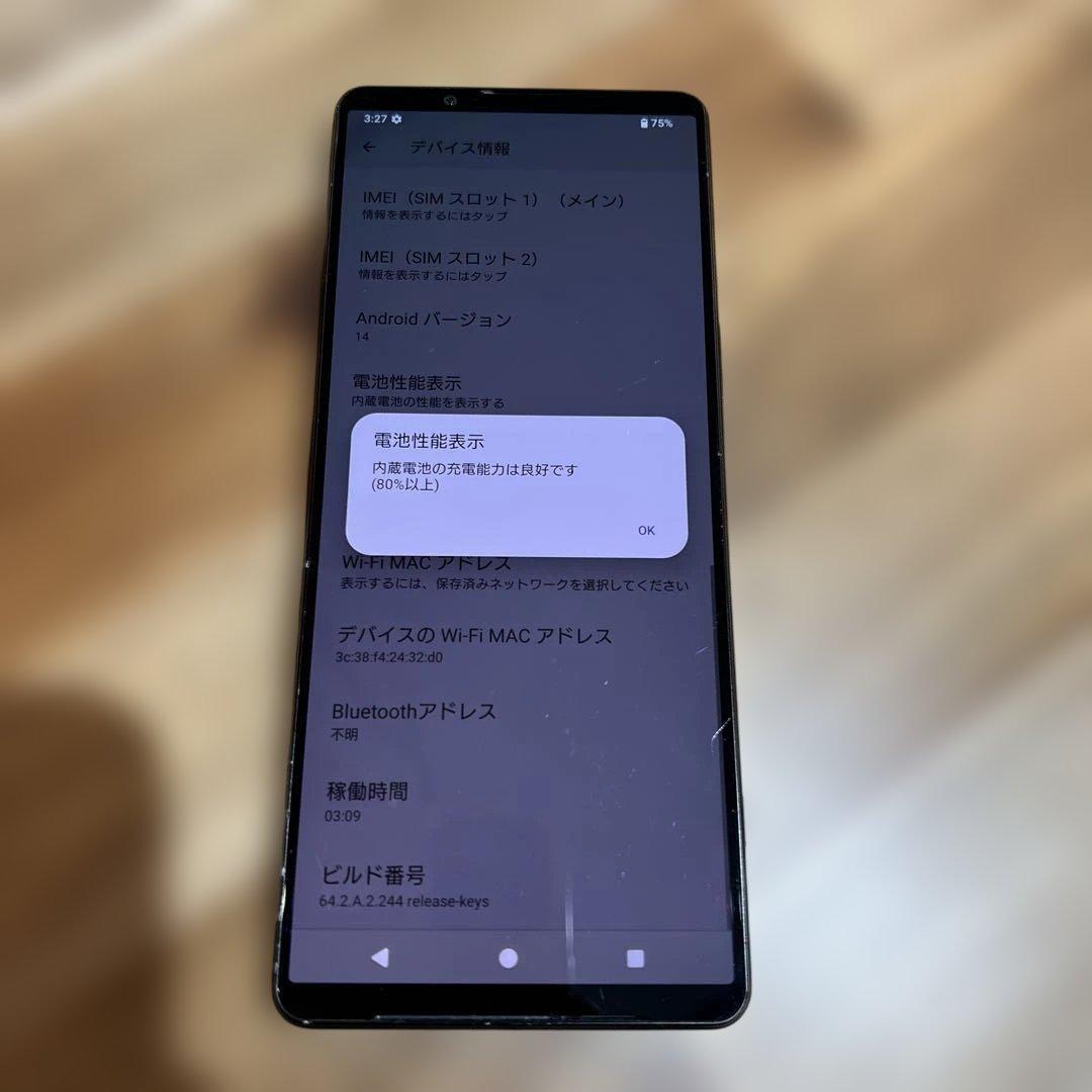 Z391 SIMフリー Xperia 1 IV XQ-CT44