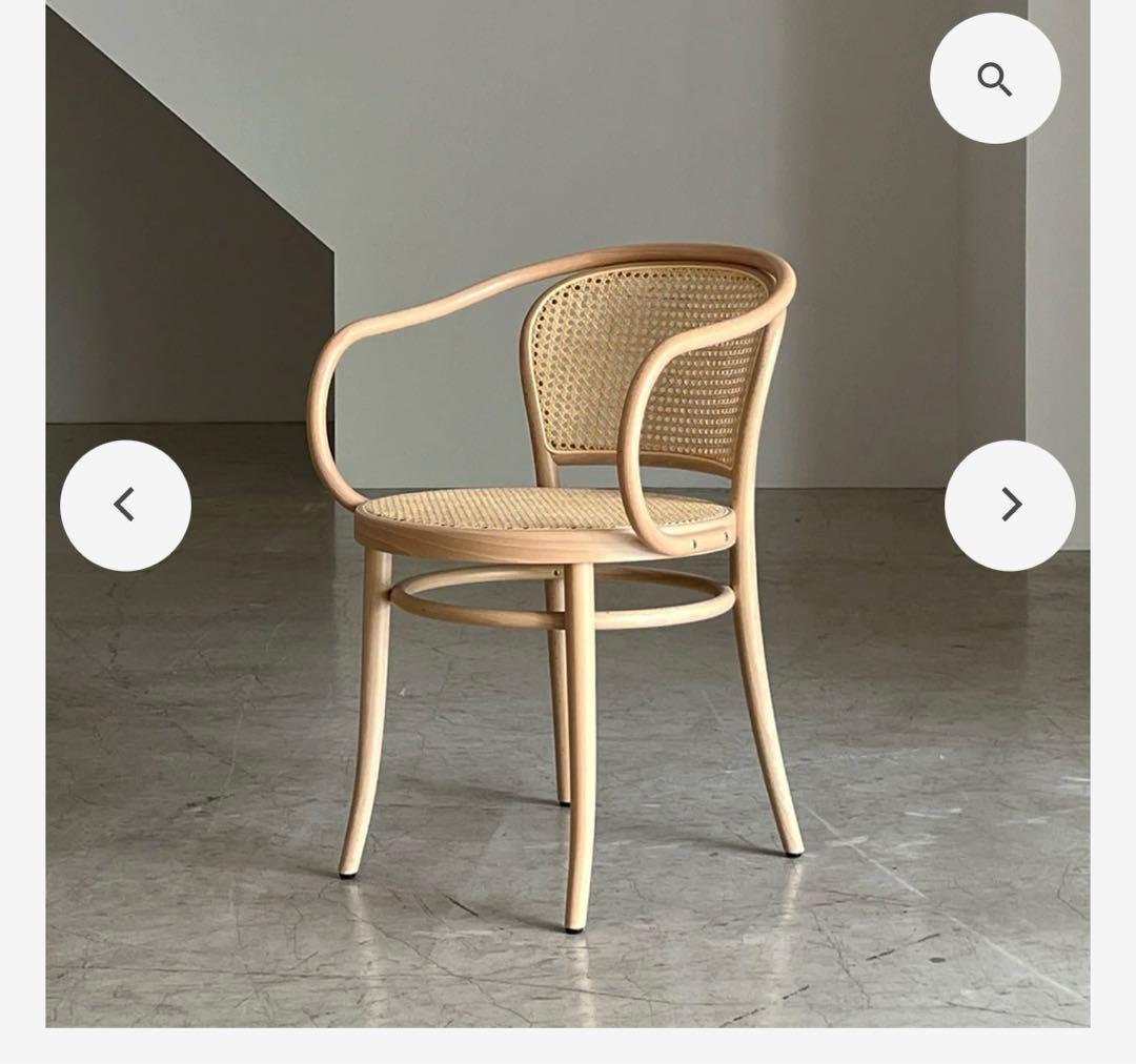 THONET No.33Arm Chair Naturalラタンチェア