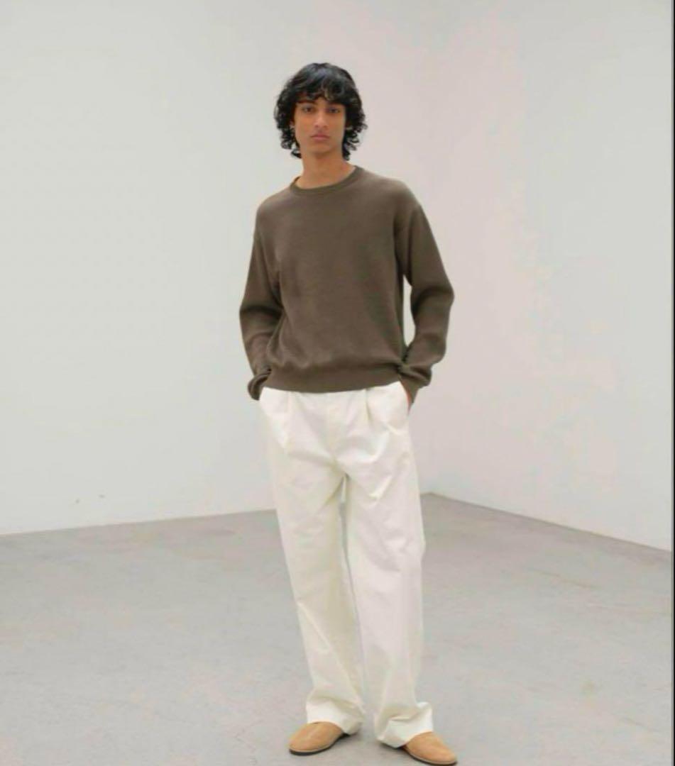 パンツ 25SS WASHED FINX CHINO ONE-TUCK PANTS