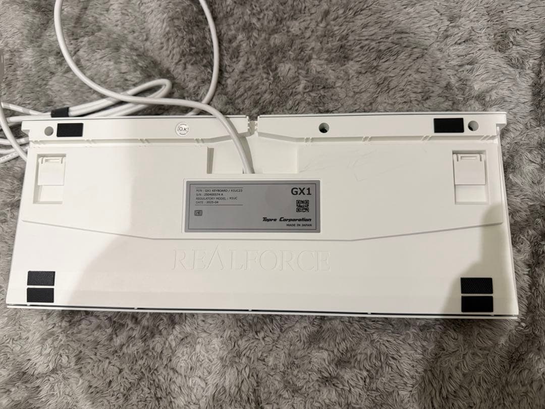キーボード Topre REALFORCE GX1 White 30g