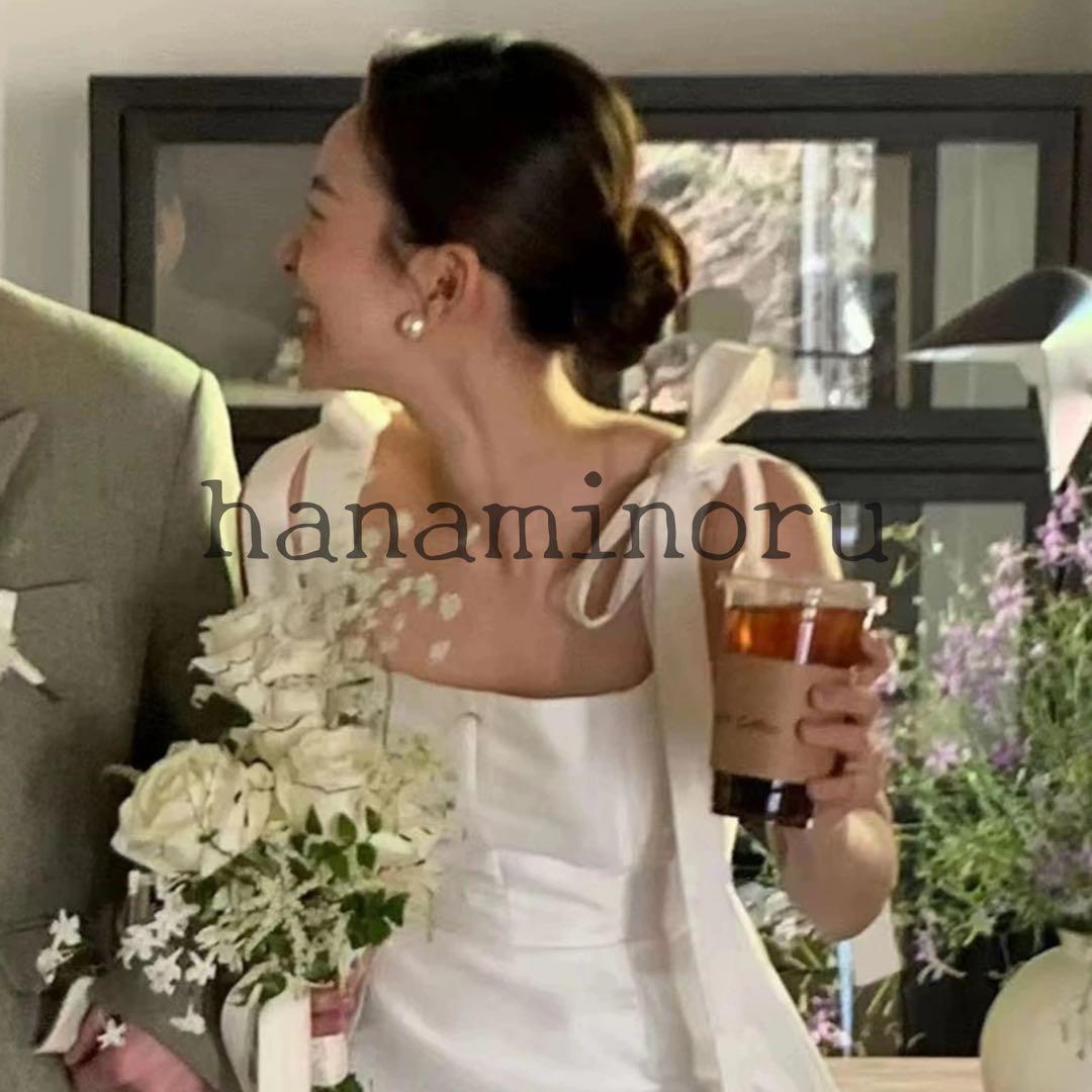 結婚式　前撮り　ドレス　パーティー　二次会　街撮り　韓国風　ウェディング　フォト