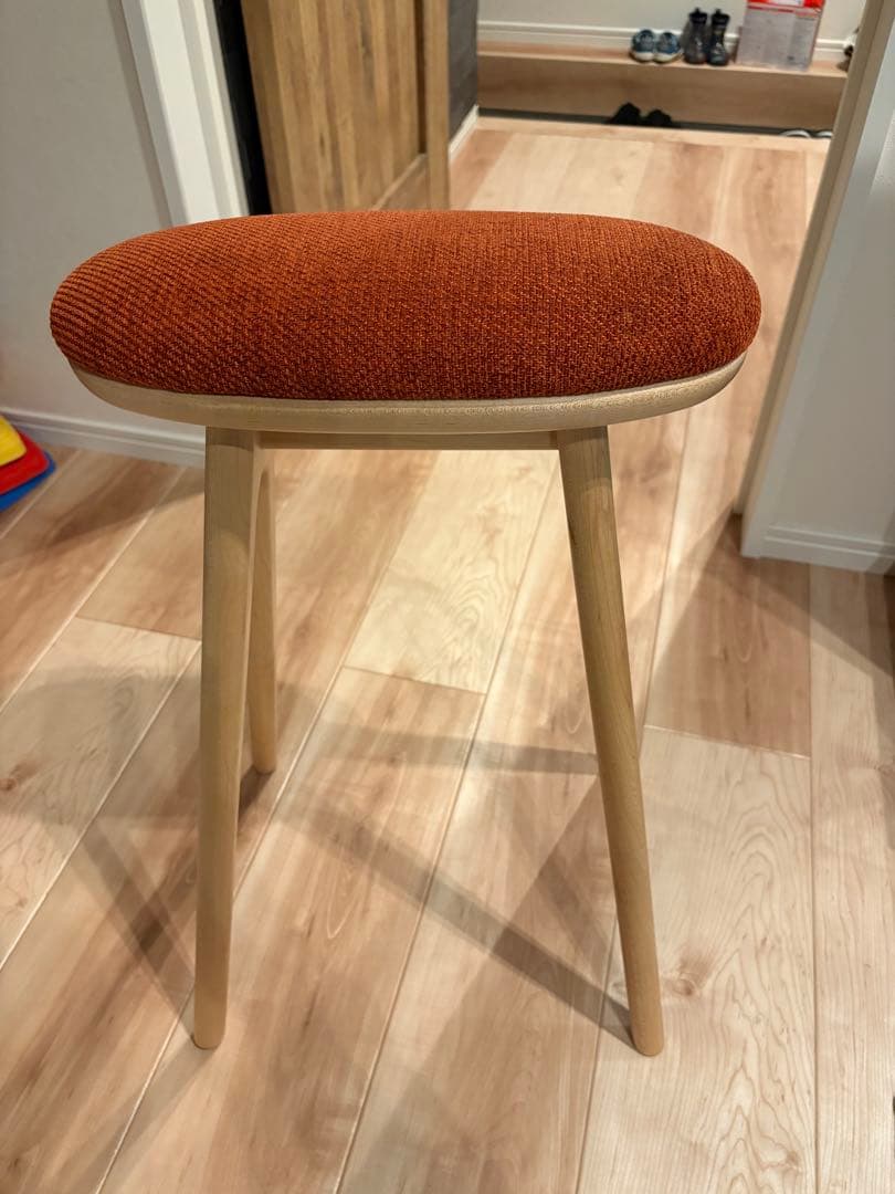 ナガノインテリア⭐︎キッチンスツール coupé コッペ 【未使用に近い】オレンジ