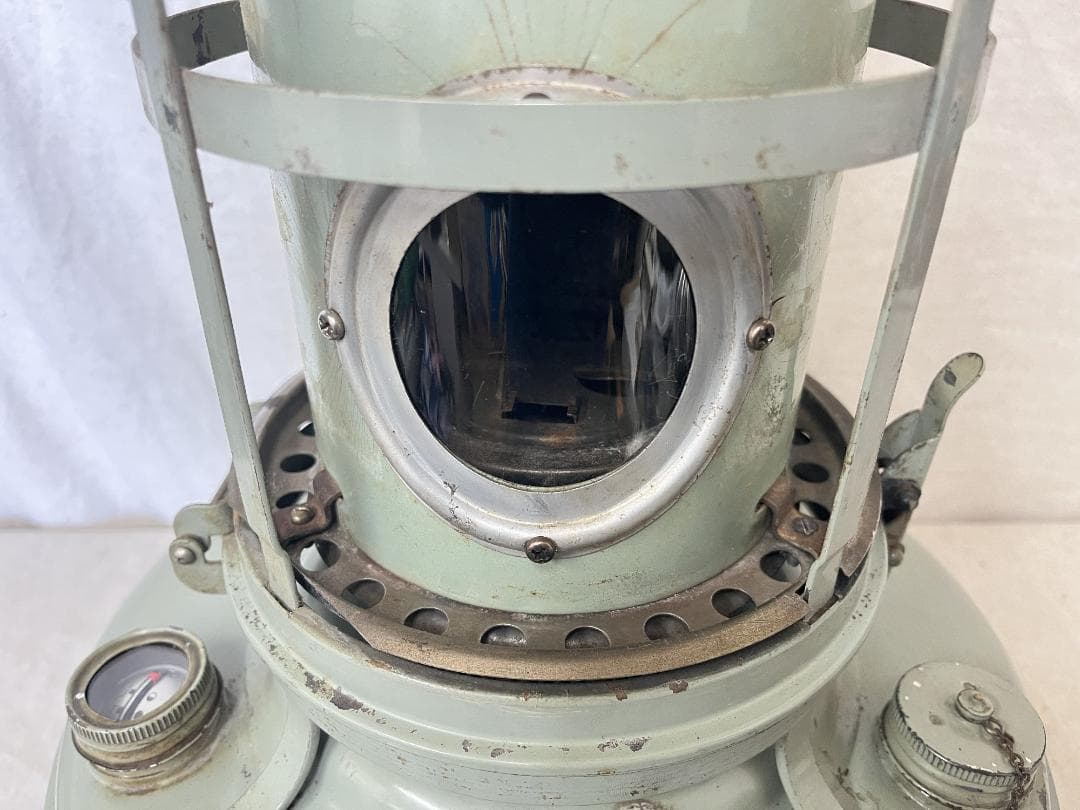 超希少【Aladdin】 アラジン ブルーフレーム１６型 赤ハンドル 箱付き