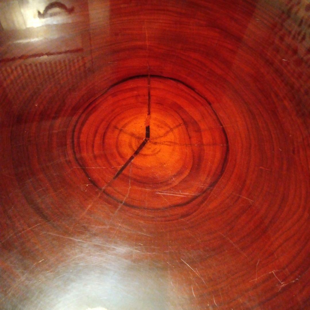 素敵なコーヒーテーブル　円形　木製座卓