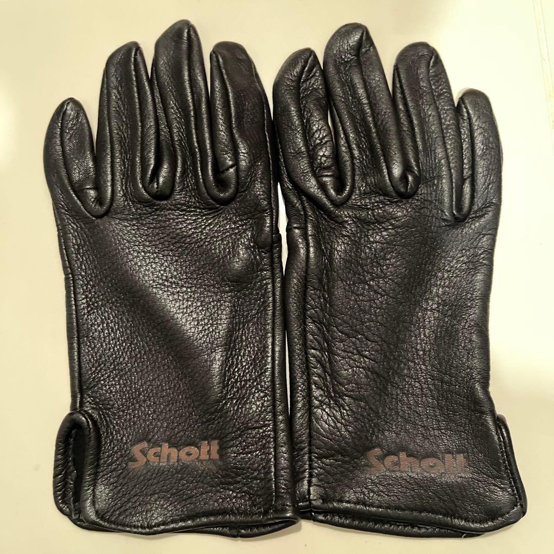 Schott ショット ディアスキン グローブ 鹿皮 手袋 秋冬
