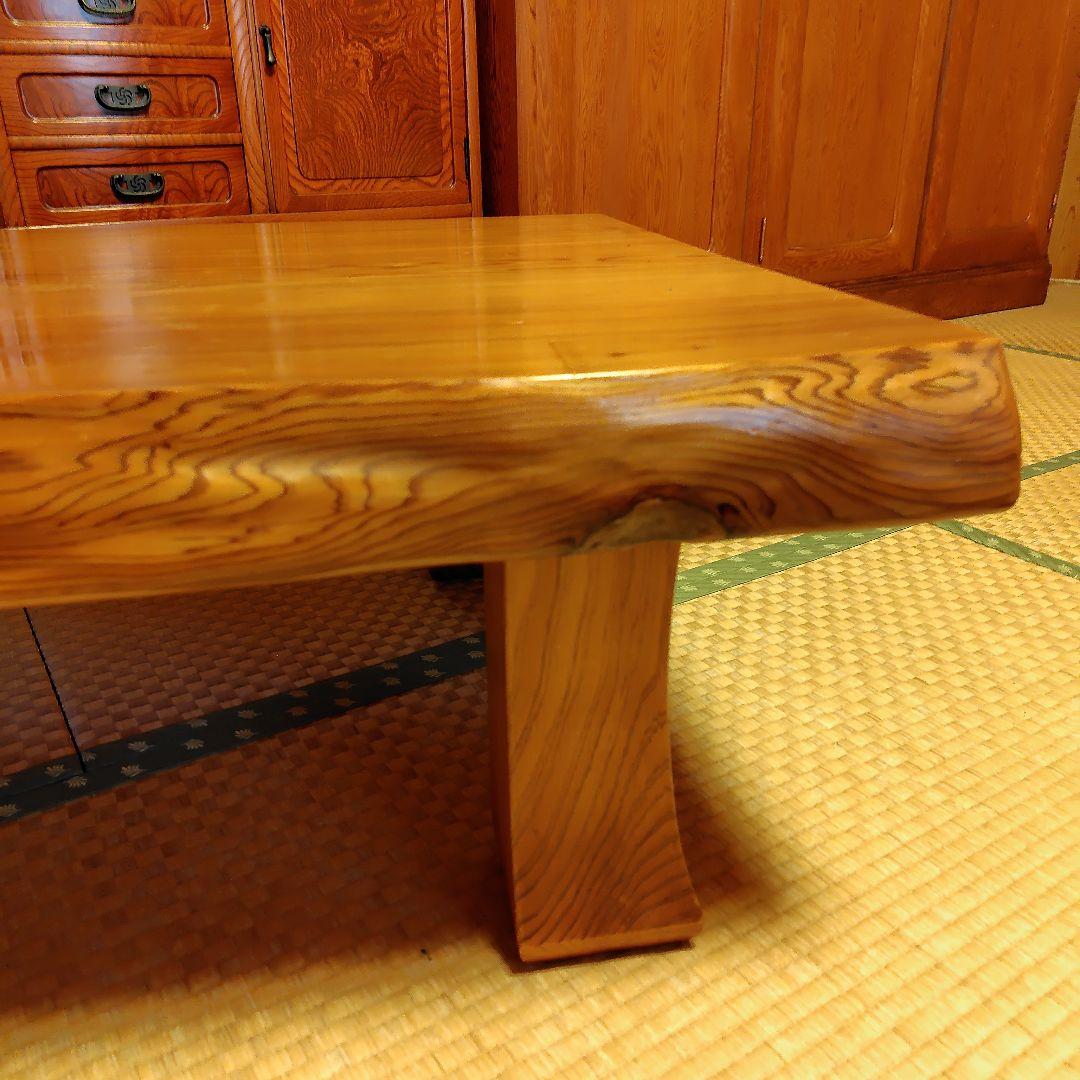 座卓 日光杉 並木杉 天然木 無垢材 一枚板 和室 テーブル