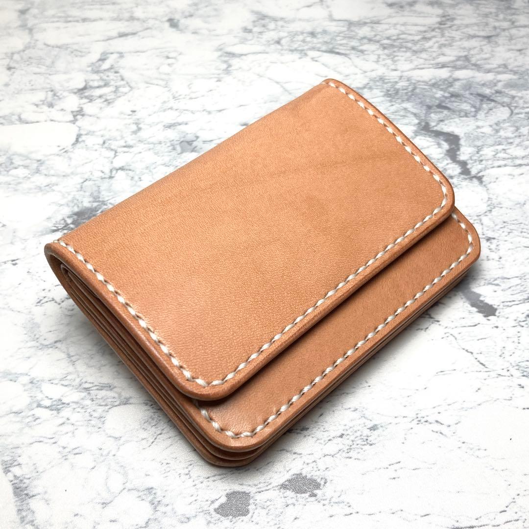 本革 コンパクト財布 栃木レザー ミニ財布 小さい財布 メンズ レディース