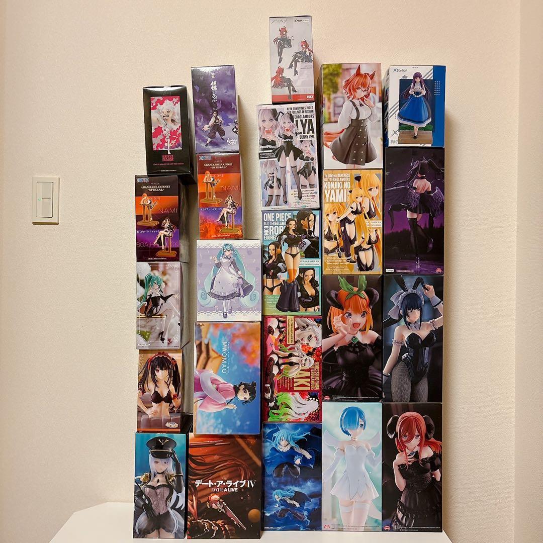 新品未開封 フィギュア 23種 初音ミク・猫猫・時崎狂三・中野四葉 ほか