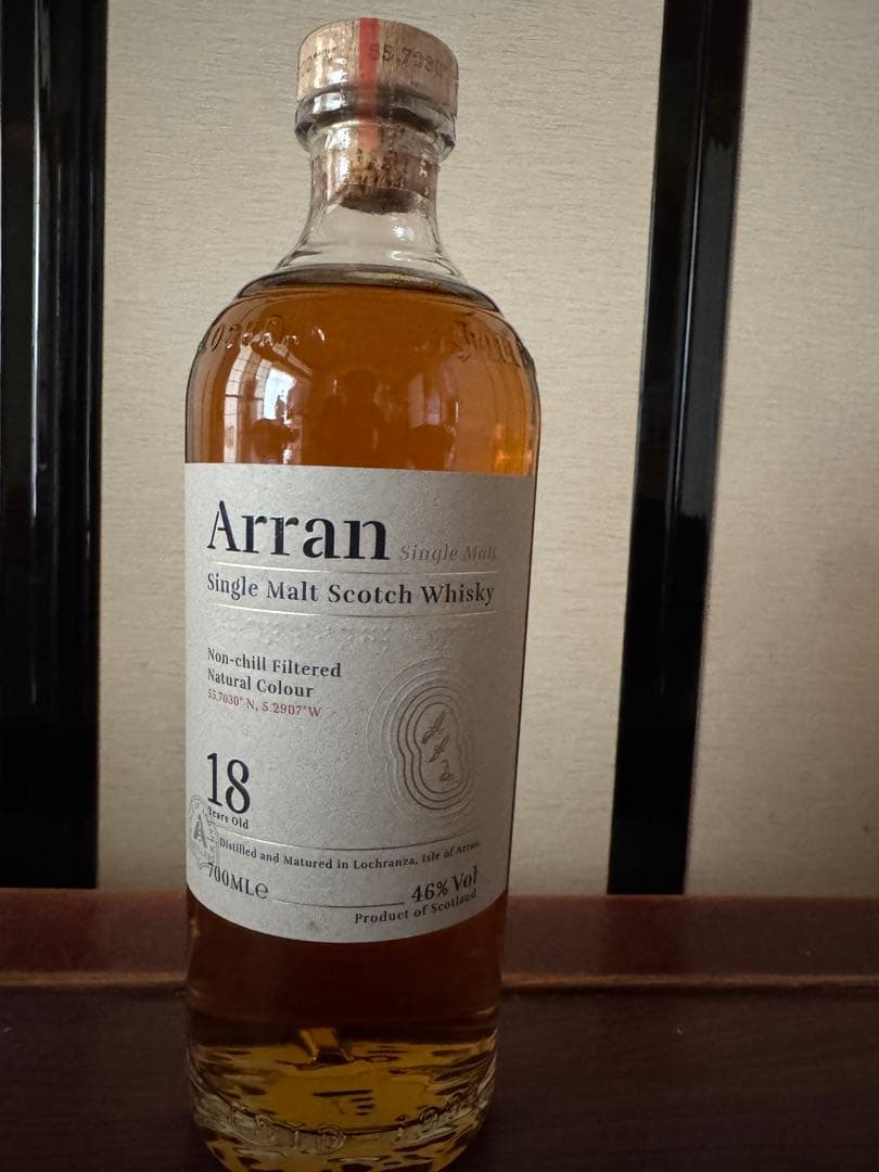 アランモルト 18年 シングルモルト　ウイスキー　箱無し
