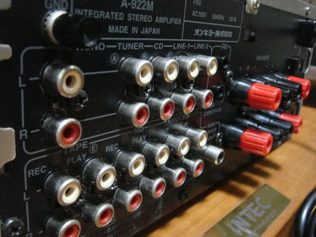 整備済 程度良 ONKYO オンキョー プリメインアンプ A-922M 取説付