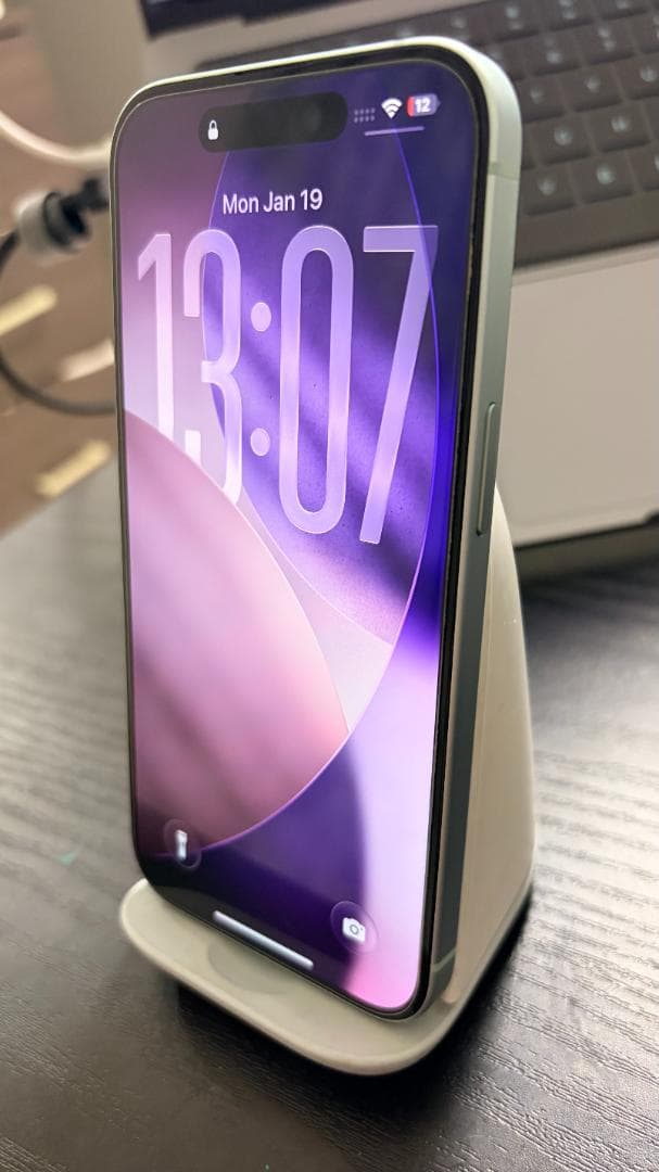 《美品》バッテリー90% - iPhone 15 グリーン 128GB