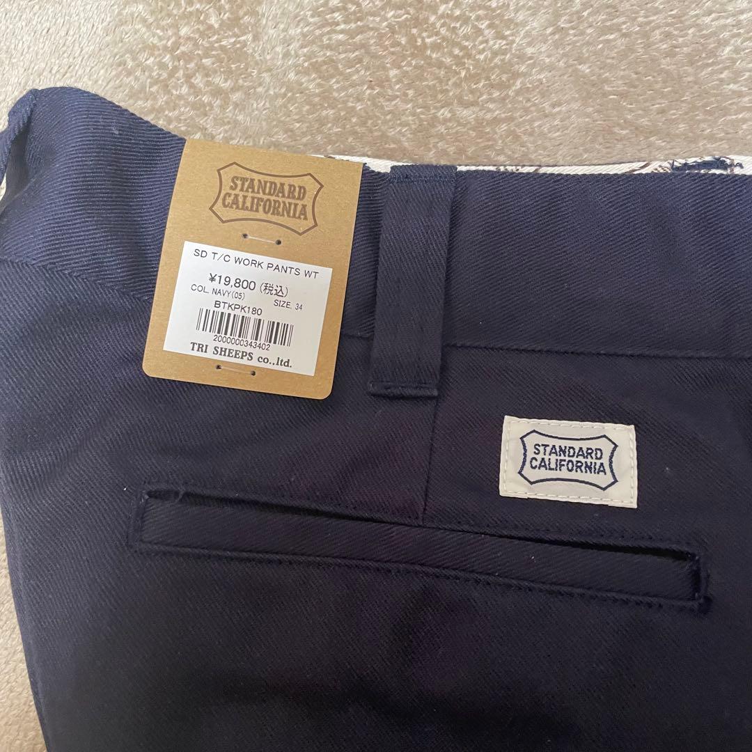 スタンダードカリフォルニア チノパン テーパード W34