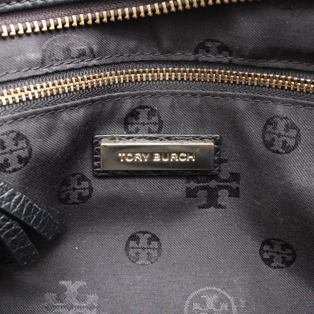 【美品】TORYBURCH タッセル ショルダーバッグ クロスボディ ブラック