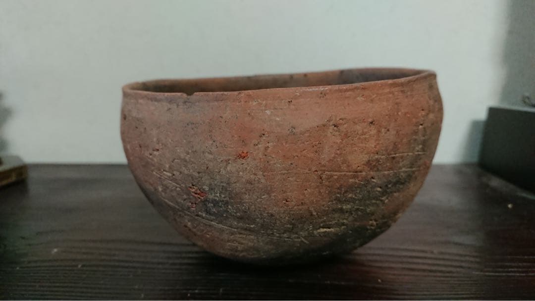 花器 古墳 碗型 土器 土碗 土師器 発掘 出土 骨董 古美術