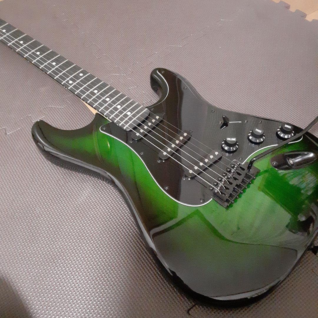 美品　SELDER グラデーショングリーン エレキギター