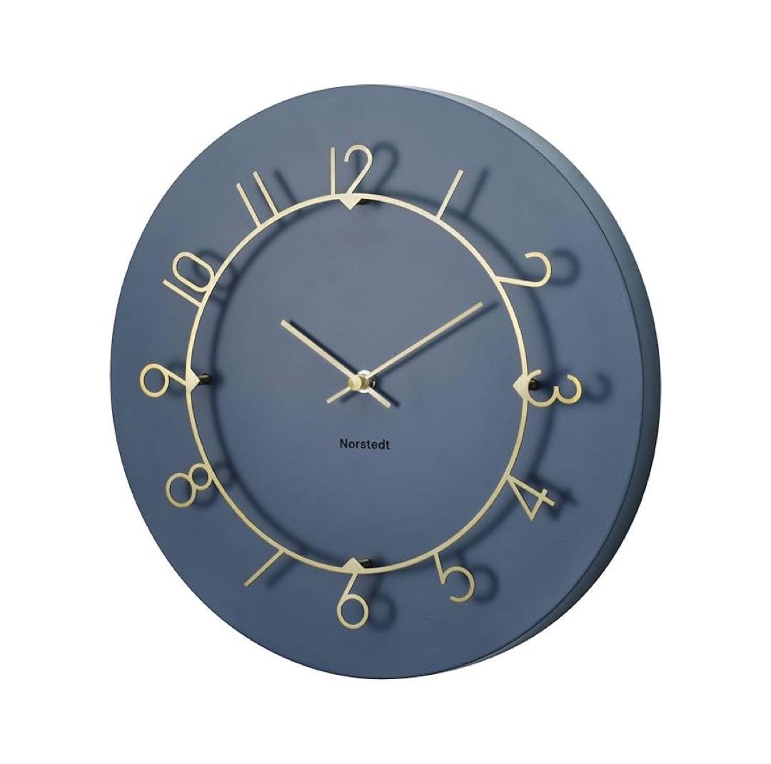 掛時計 CL-4317NV ネイビー ゴールド スイープムーブメント 時計