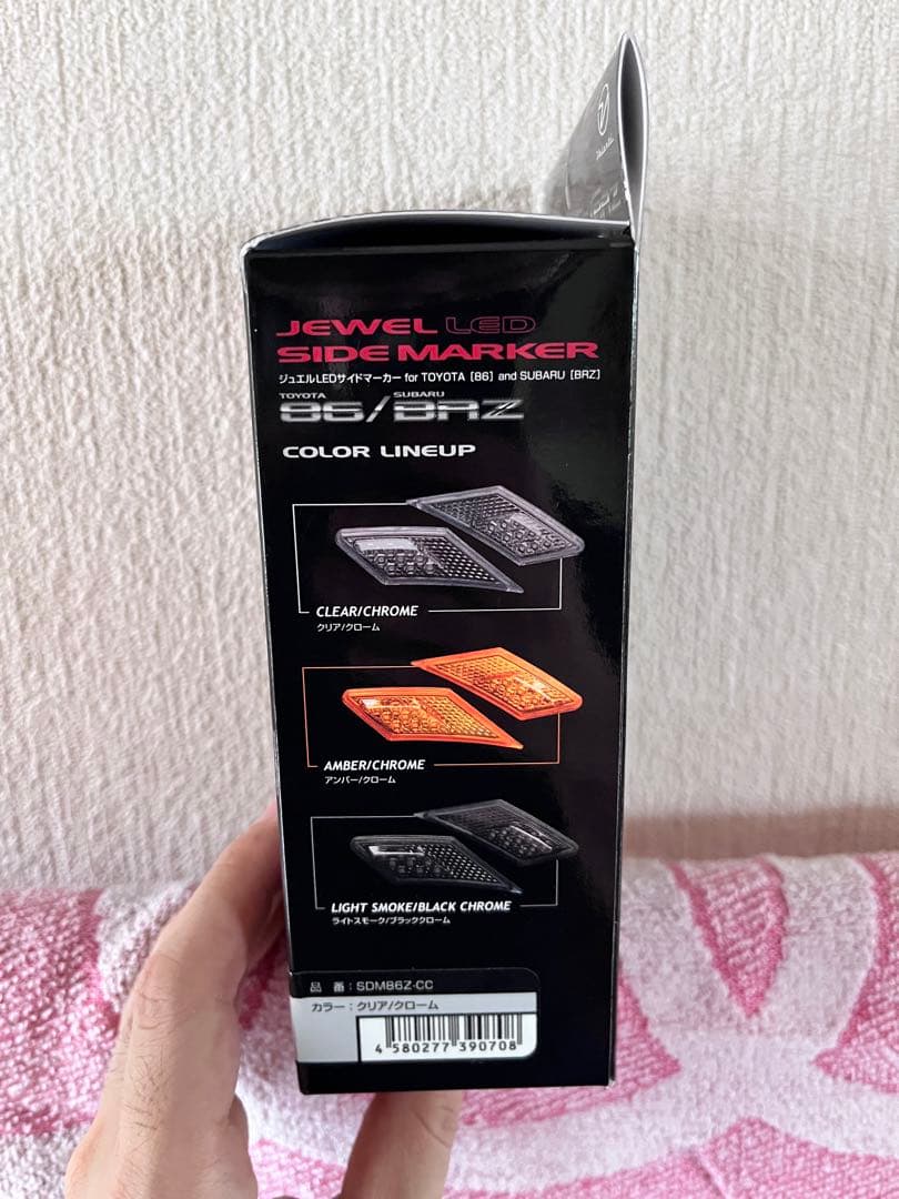 ヴァレンティ ジュエルLEDサイドマーカー クリア/クローム