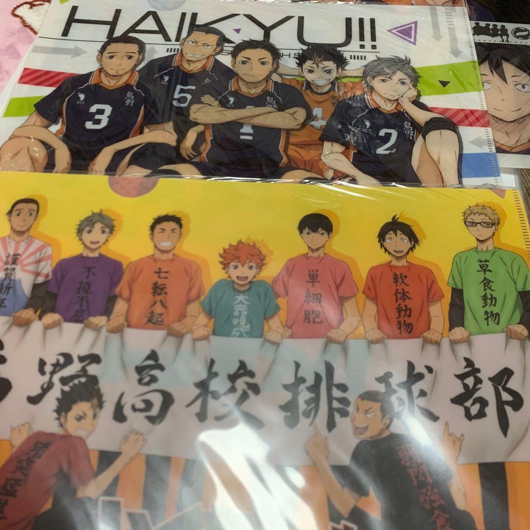 ハイキュー クリアファイル レア 限定品 月島蛍 影山飛雄 菅原孝支 孤爪研磨