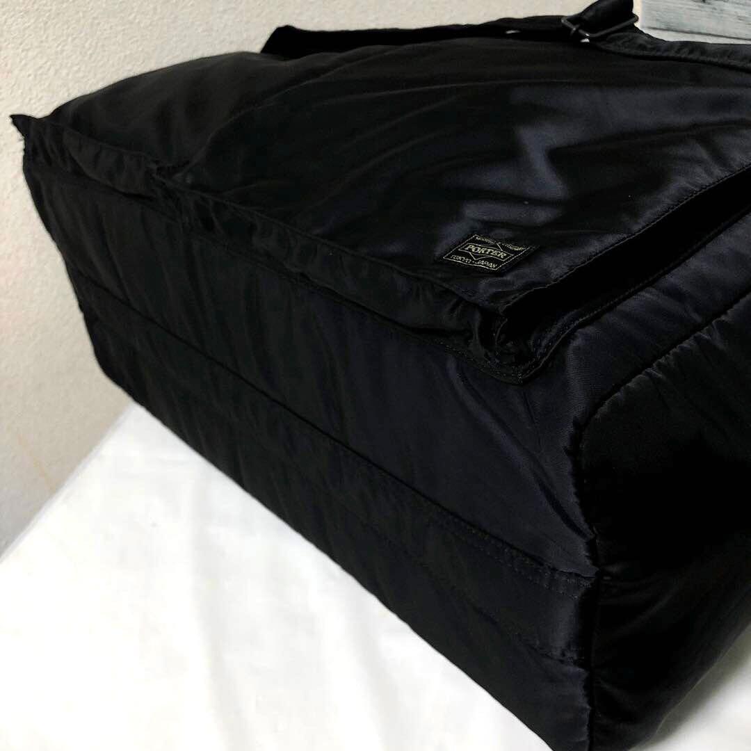 極美品✨希少 ポータータンカー ボストンバッグ ショルダーバッグ 大容量ブラック