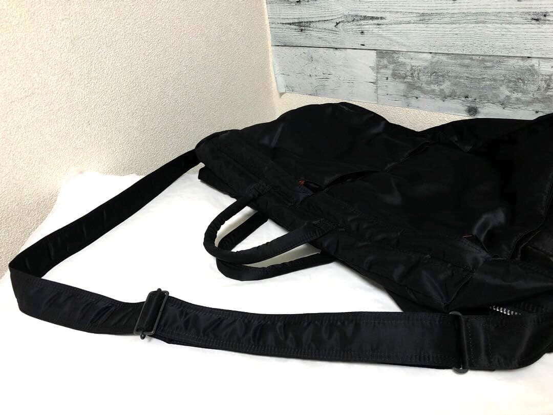 極美品✨希少 ポータータンカー ボストンバッグ ショルダーバッグ 大容量ブラック