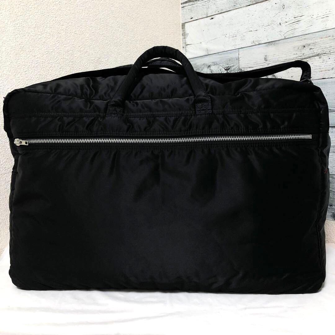 極美品✨希少 ポータータンカー ボストンバッグ ショルダーバッグ 大容量ブラック