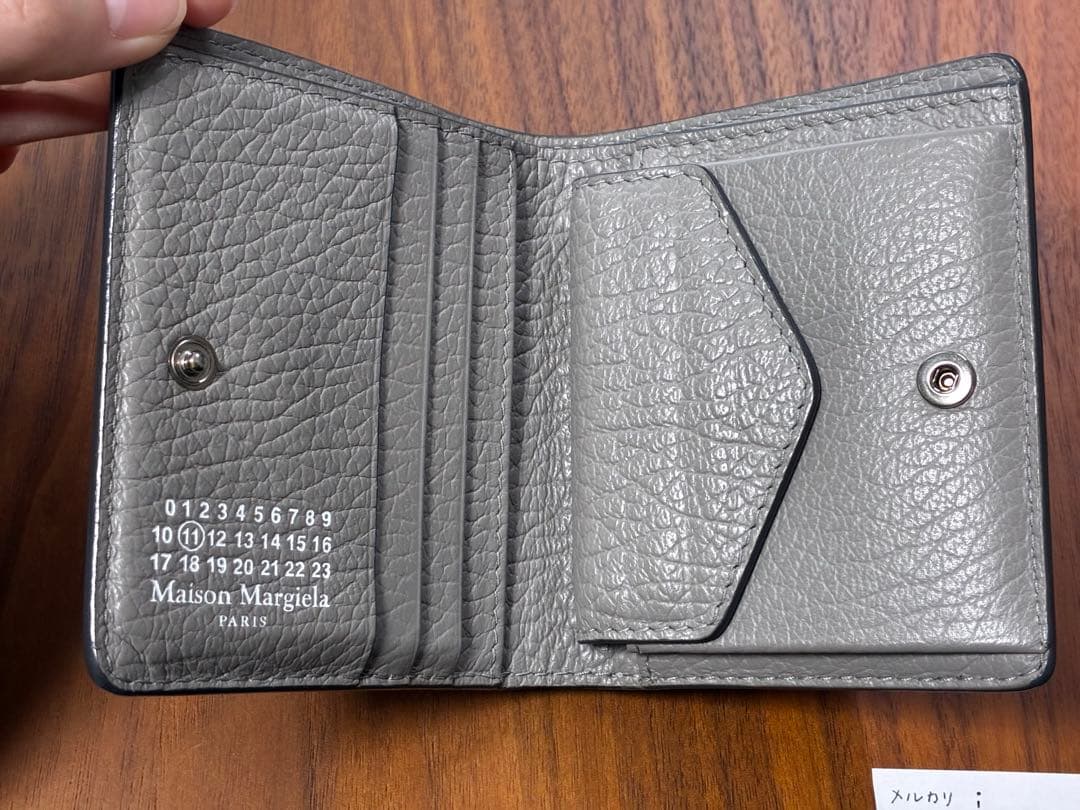 マルジェラ　財布　グレー