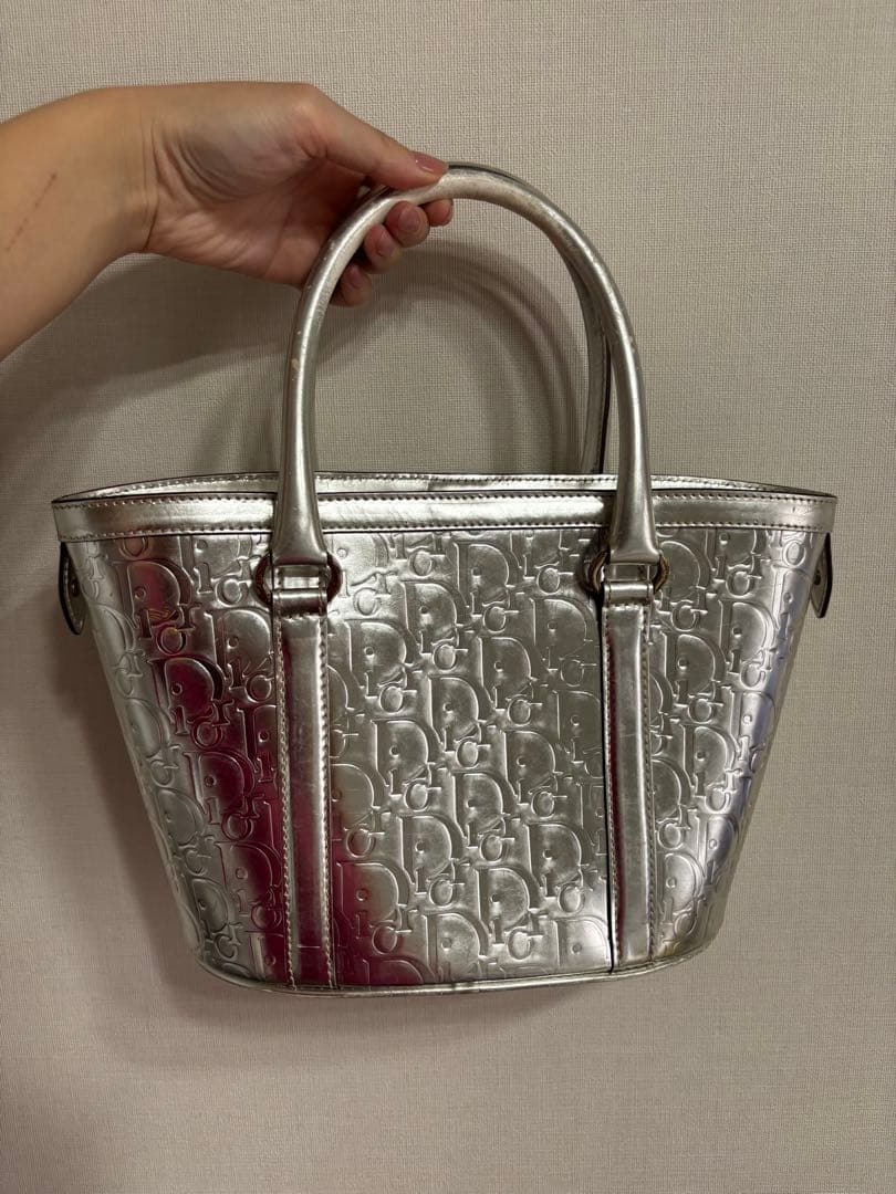 Dior シルバートートバッグ