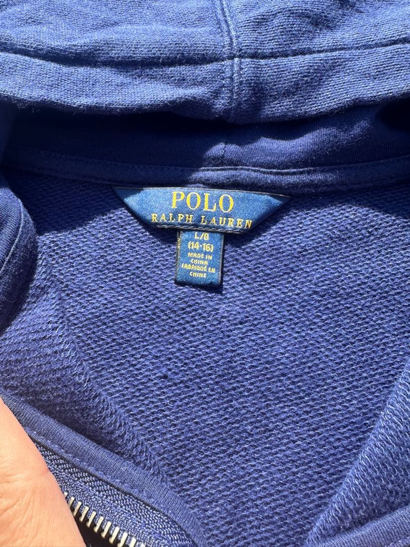 ラルフローレン　ビックポニー　ジップアップパーカー　Sサイズ相当