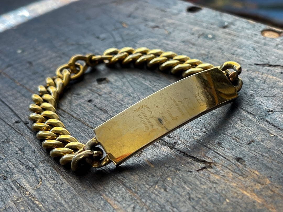 40s 12Kゴールドフィルド スウィートハートジュエリーブレスレット