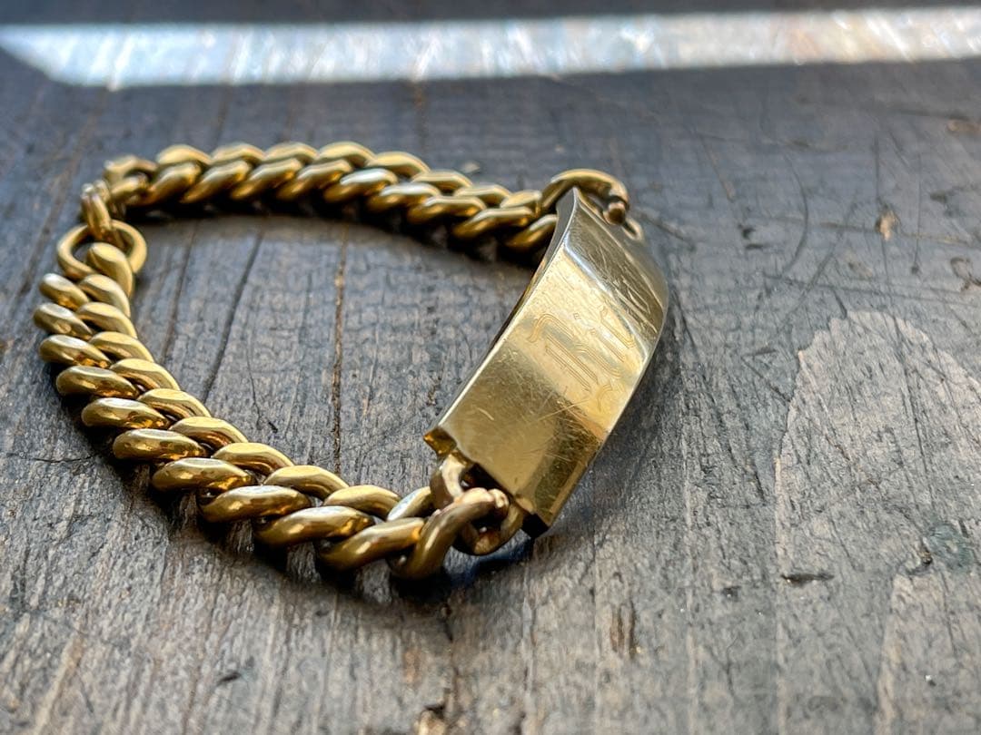 40s 12Kゴールドフィルド スウィートハートジュエリーブレスレット