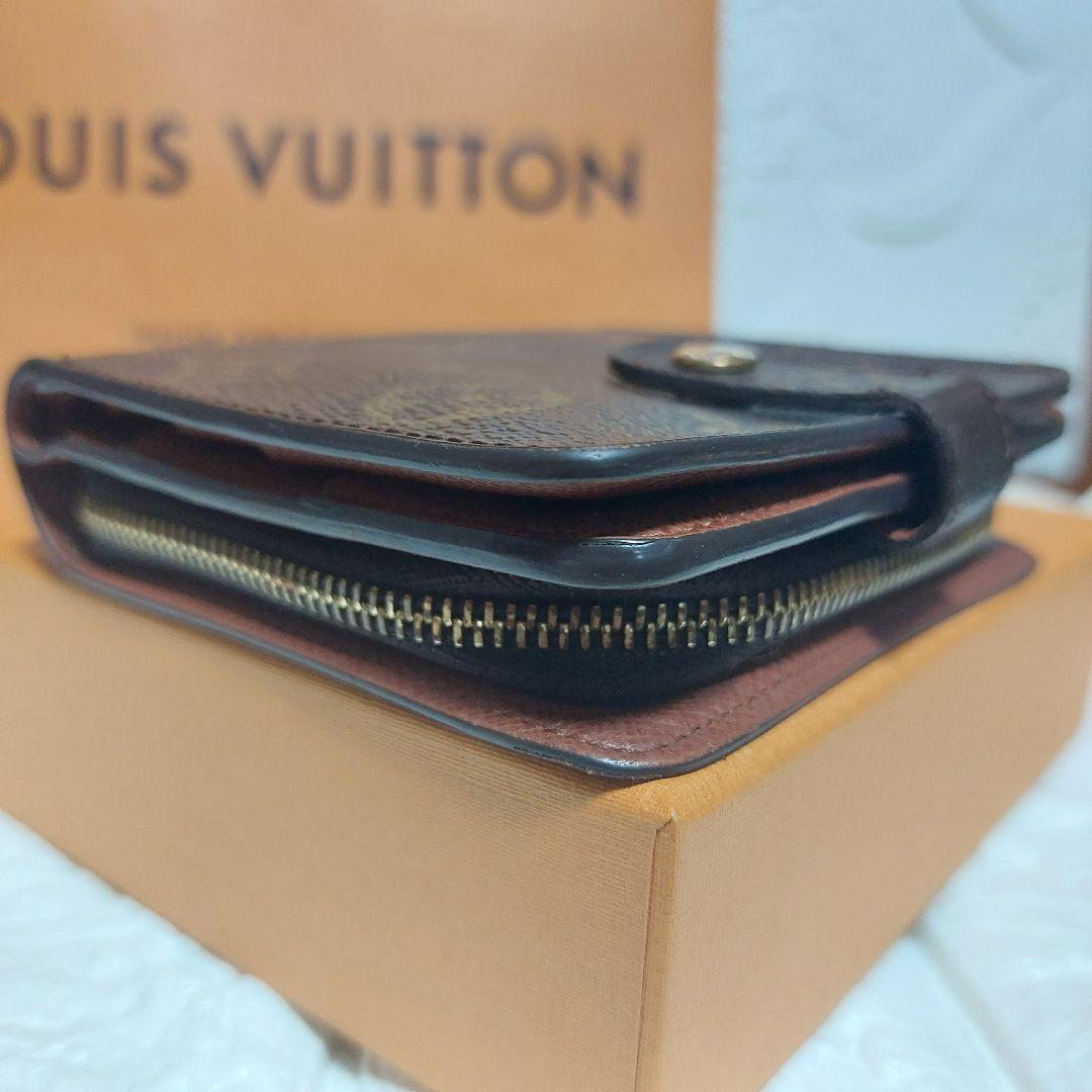 Louis Vuittonルイヴィトン モノグラム コンパクトジップ 二つ折財布