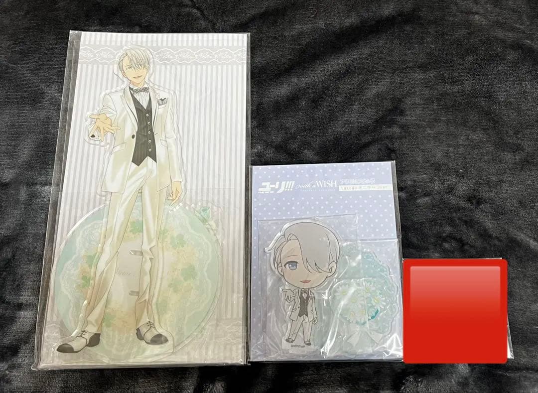 ユーリオンアイスwithaWISH アクスタ 希少 缶バ　ヴィクトル 3点セット