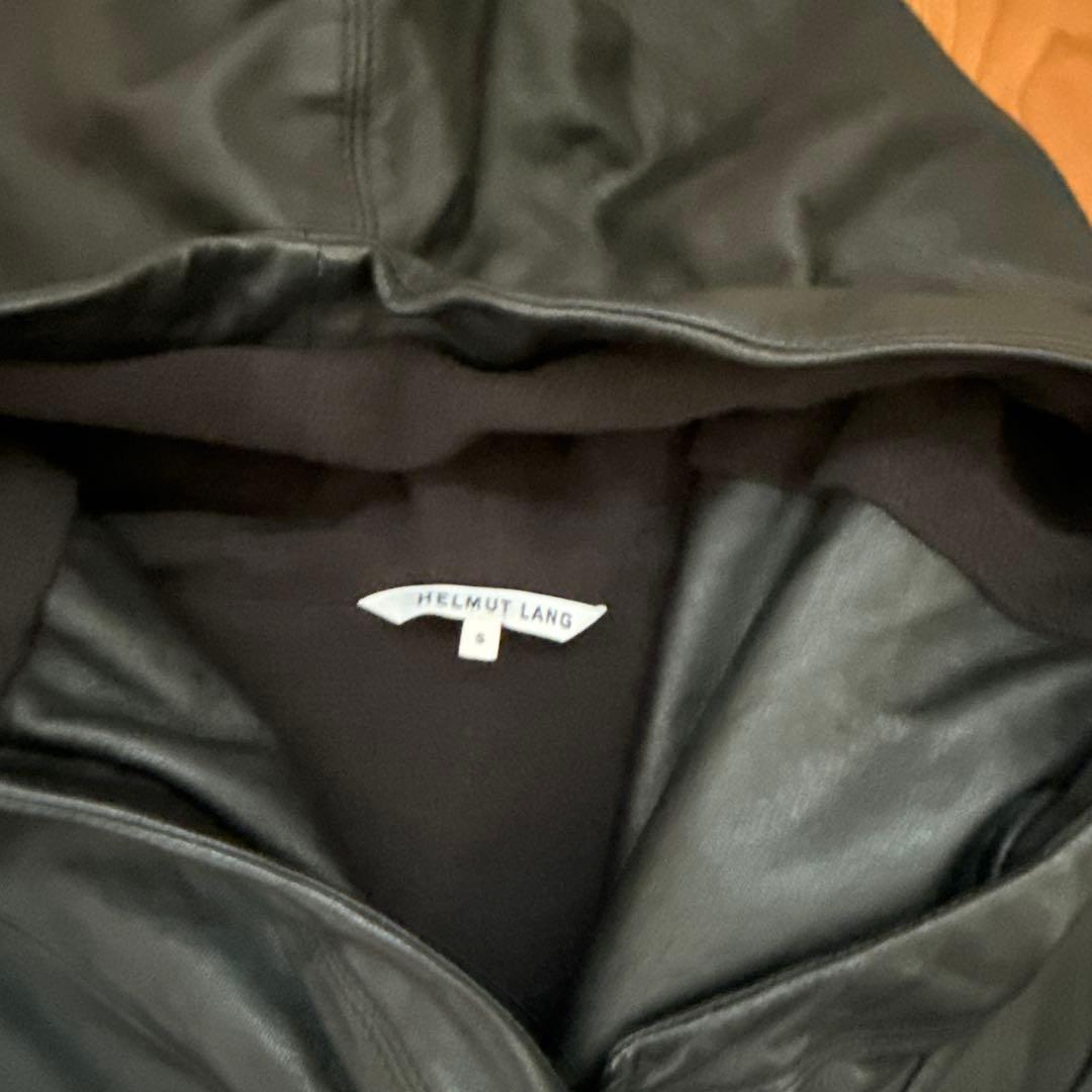 羊革 helmut lang ヘルムートラング レザーライダースジャケット