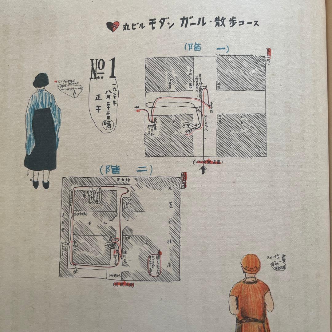 希少本「考現学」今和次郎ら編纂　昭和5年初版　25x20センチ大型本