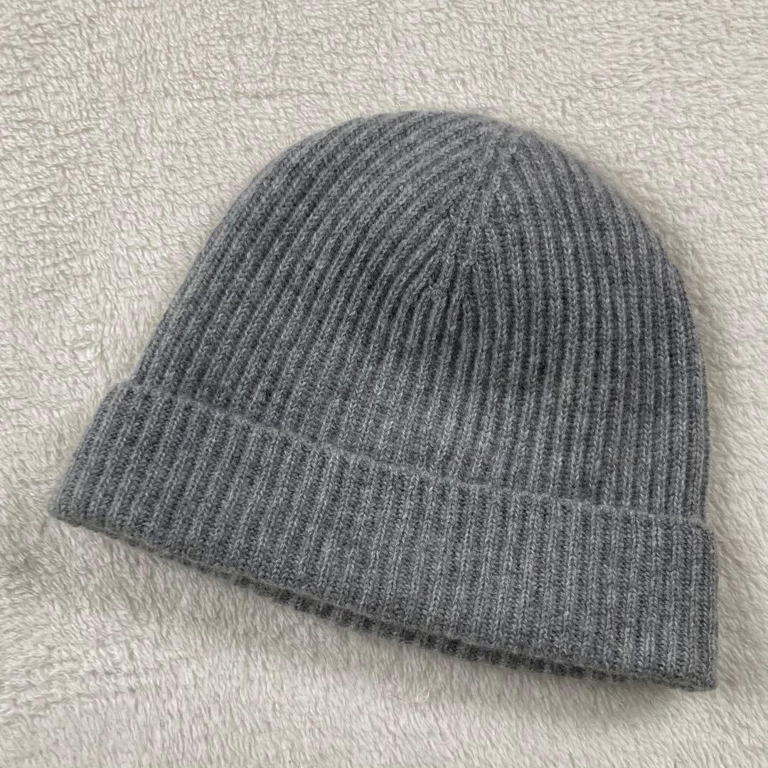極美品 【カシミヤ100%】Johnstons of Elgin ニット帽