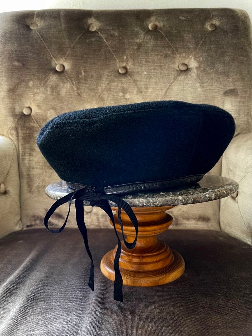 ☆kids用・新品未使用☆GUCCIベレー帽ブラックGGロゴSサイズ52cm