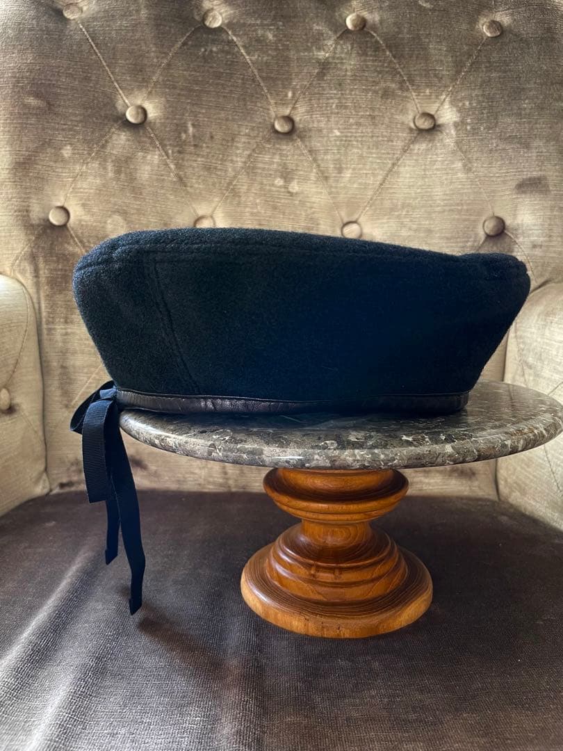 ☆kids用・新品未使用☆GUCCIベレー帽ブラックGGロゴSサイズ52cm