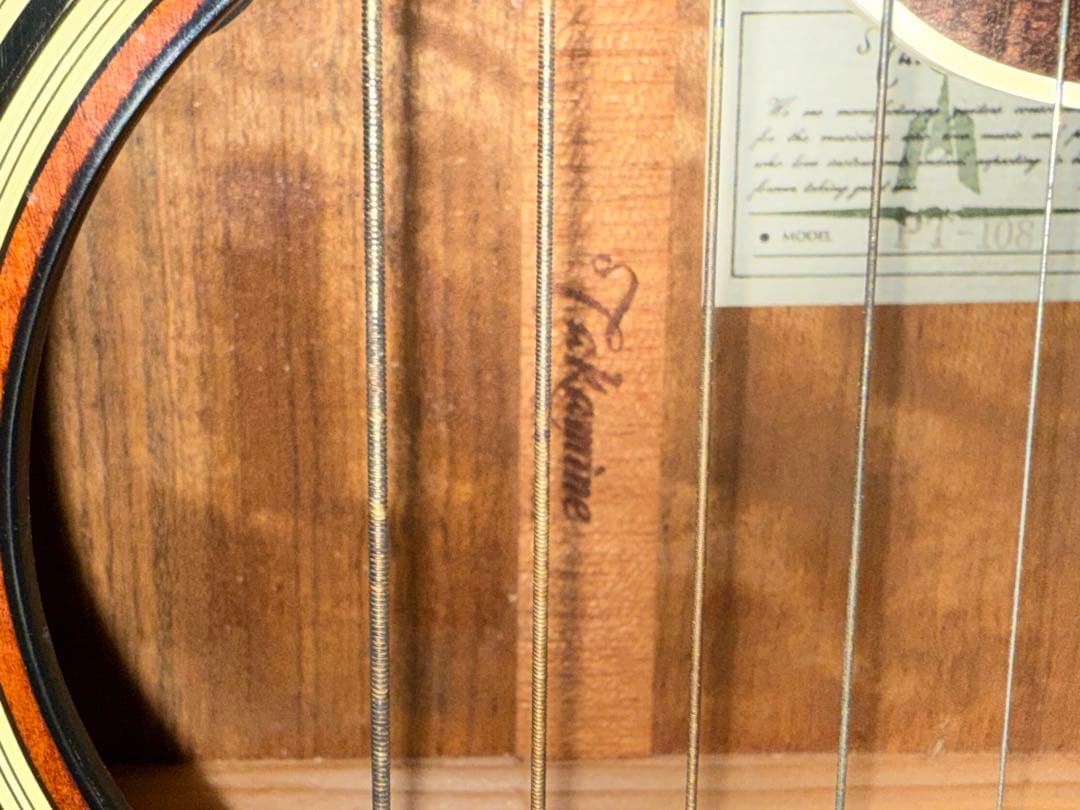 タカミネ takamine ギター　PT-108