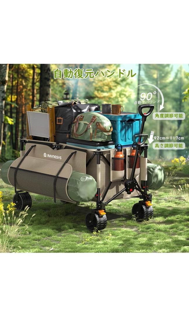 Raynesysキャリーワゴン 特大容量260L