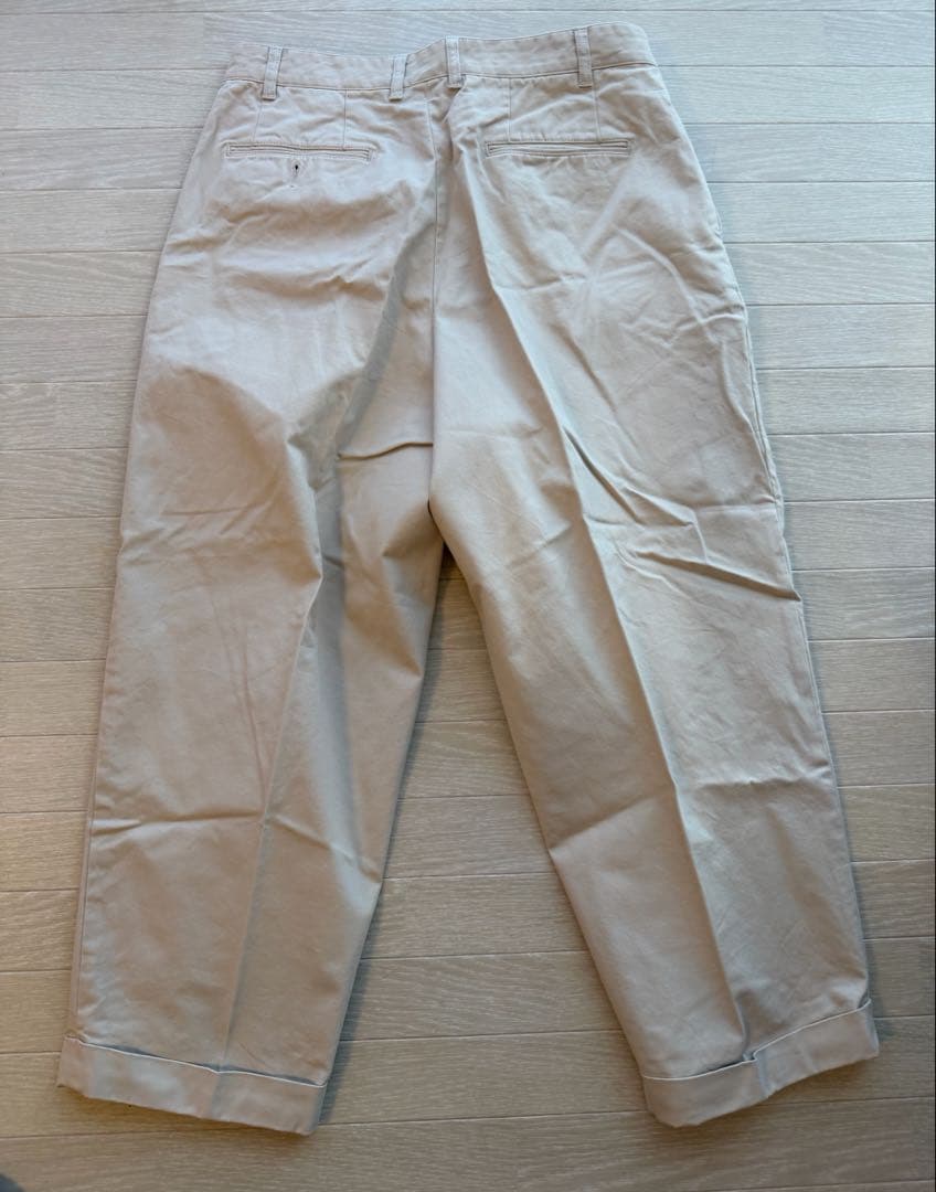 BEAMS PLUS / 2プリーツ チノ トラウザーズ