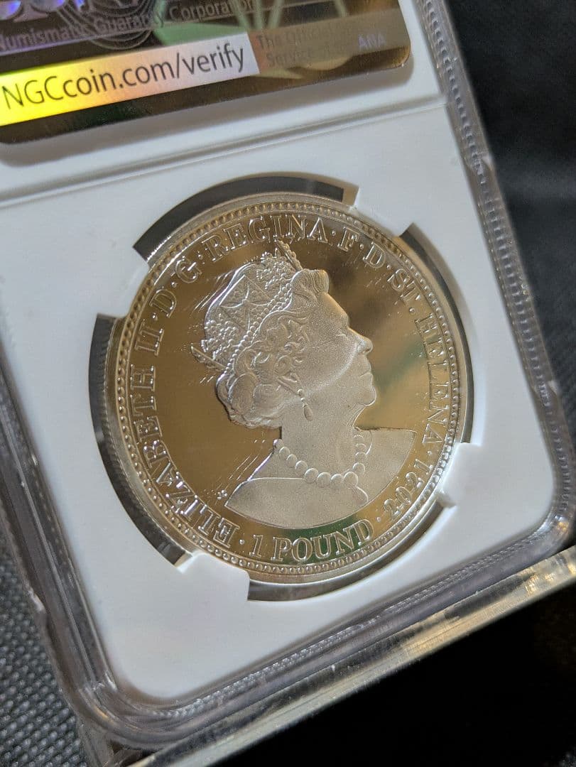 【最高鑑定の最高傑作】2021年英国王立造幣局　伝説のスリーグレイセス銀貨復刻版