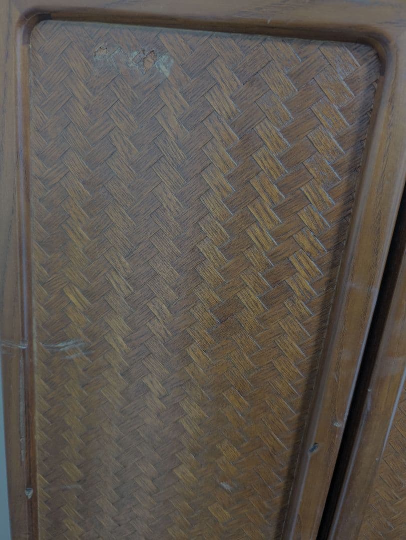 アンティーク鏡★三面鏡　柳川家具