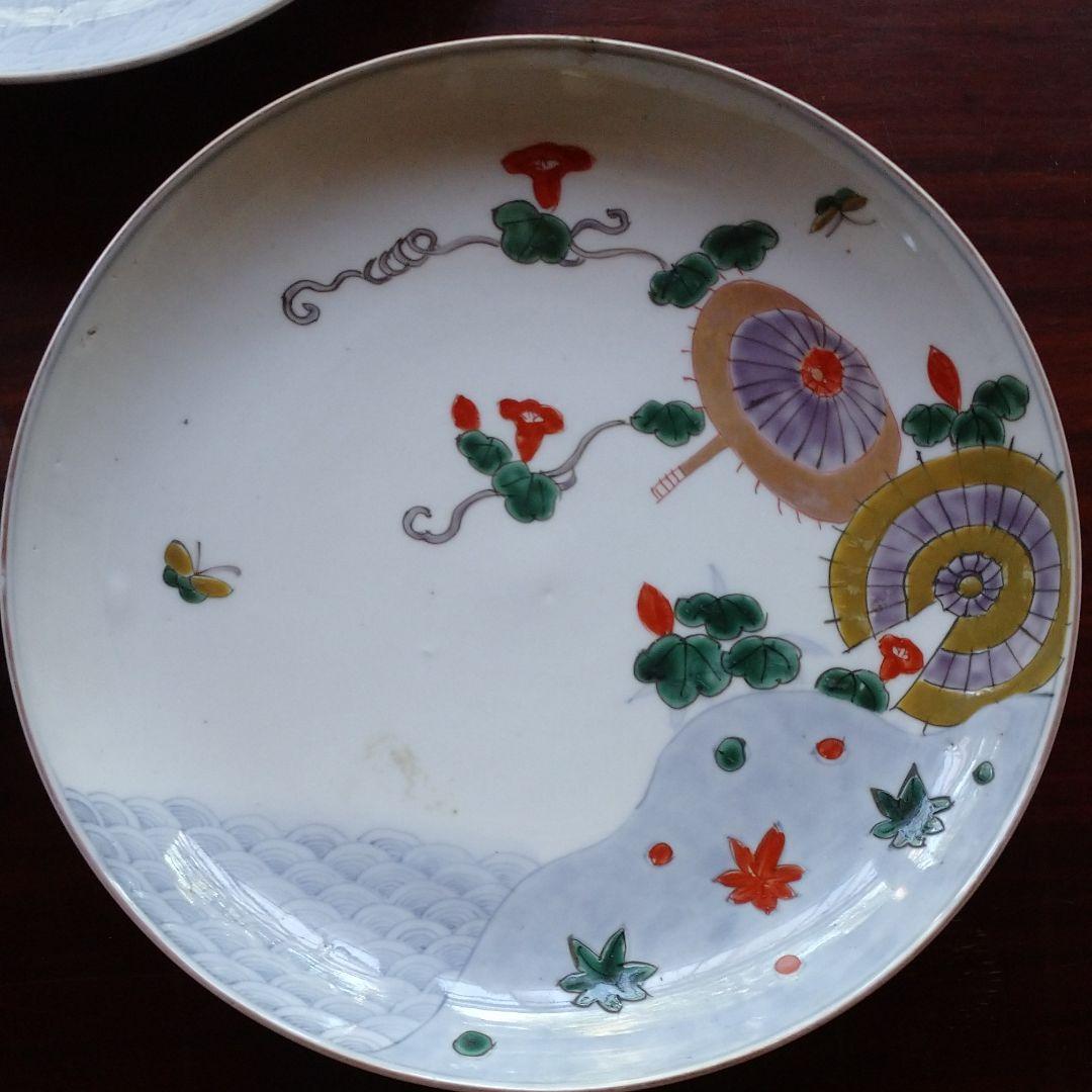 【骨董】伊万里有田焼 豪華5客揃い皿