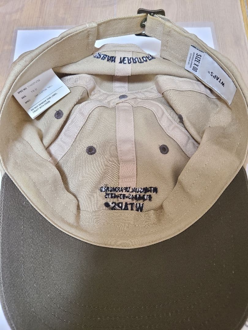 む*ん様 WTAPS ベージュ ブラウン キャップ