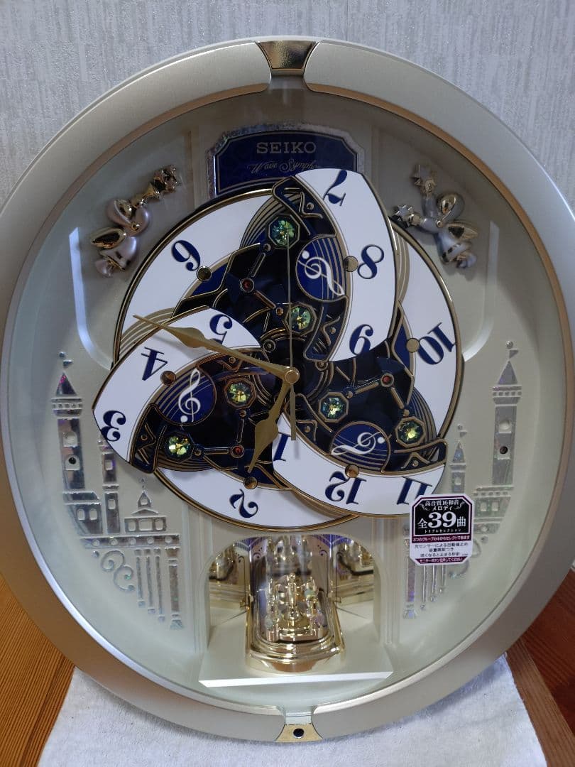 SEIKO ウェーブシンフォニー　からくり電波時計RE579S 極美品