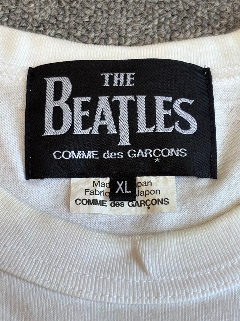 桑田佳祐着用同型｜コムデギャルソン×ビートルズ Tシャツ XL 白