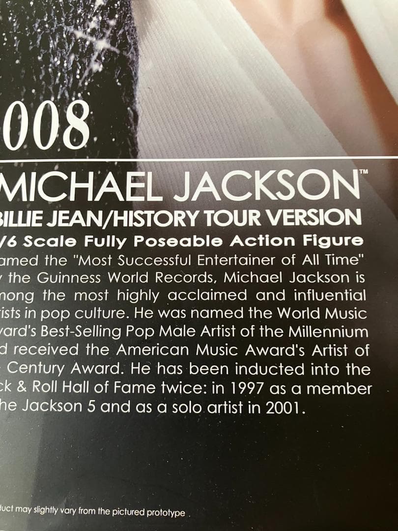 ホットトイズ マイケルジャクソン 008 ヒストリーツアーヴァージョン