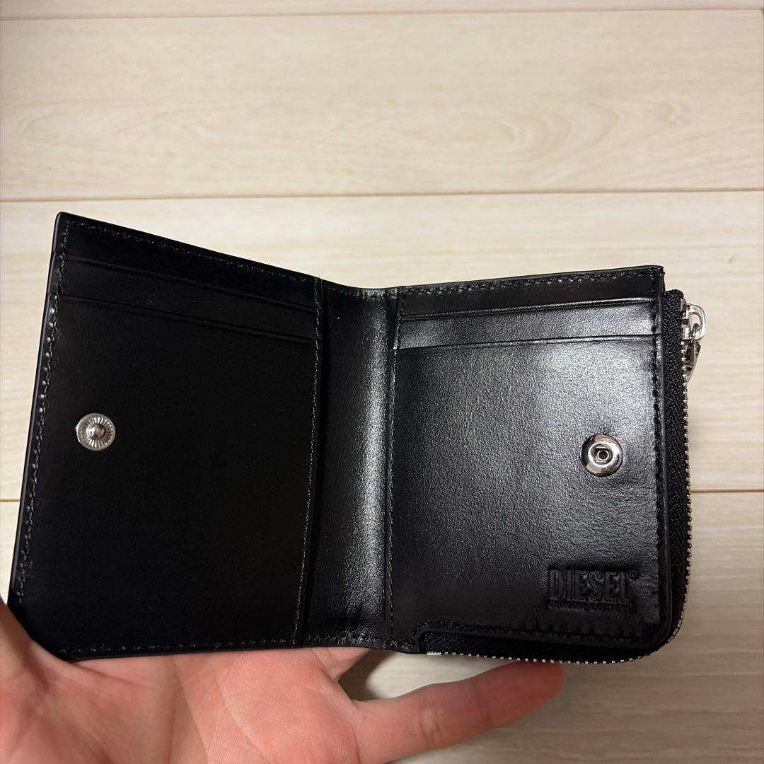 【新品】DIESEL 1DR コンパクト財布ケース 箱付き 255S