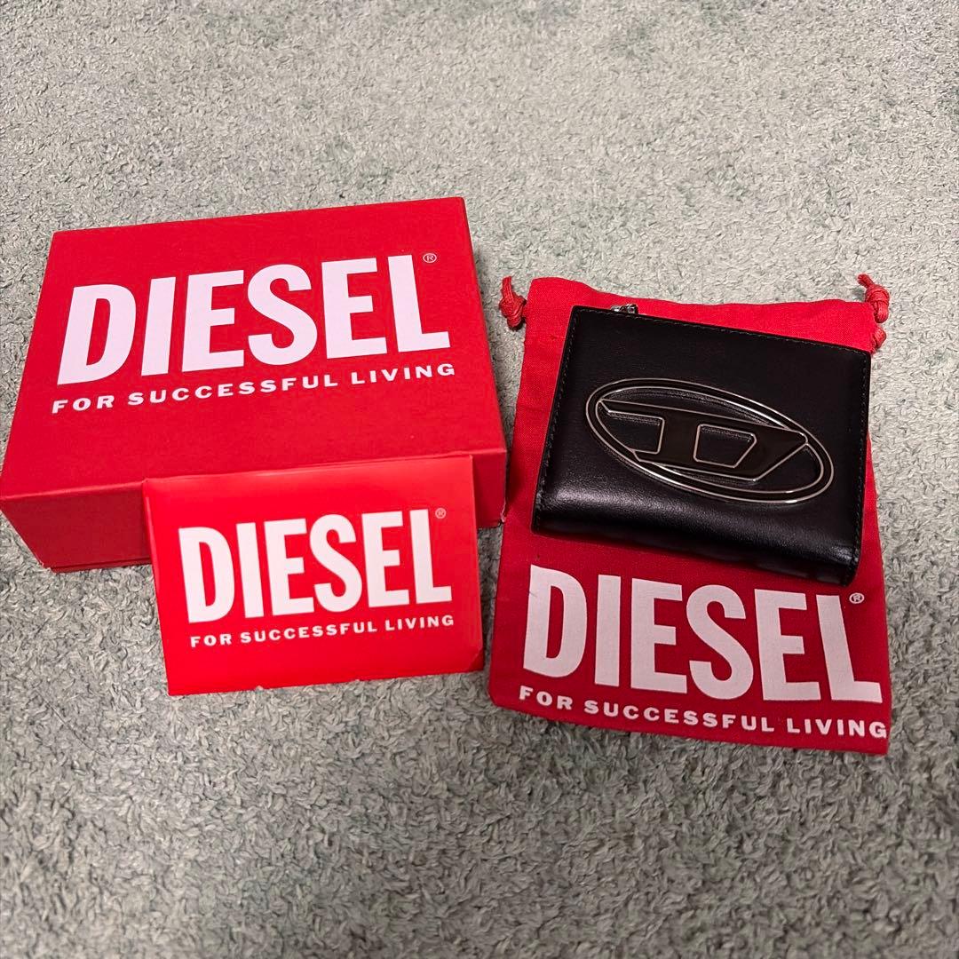 【新品】DIESEL 1DR コンパクト財布ケース 箱付き 255S