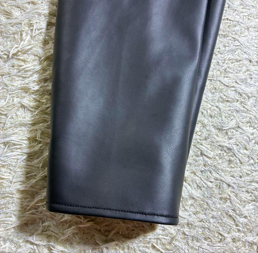 【人気 美品】ビームス　レザージャケット　黒　シングルライダー